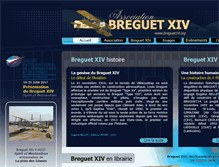 Tablet Screenshot of breguet14.org